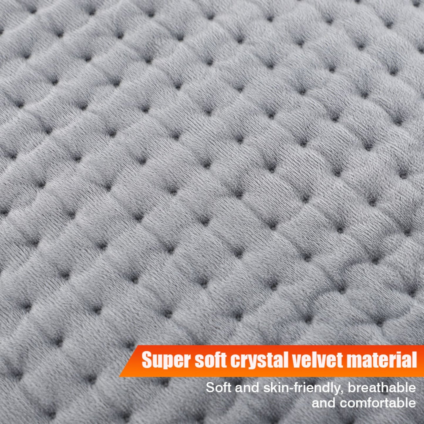 Electric Heating Pad for Back Pain Muscle Pain Relief, 12”x24”