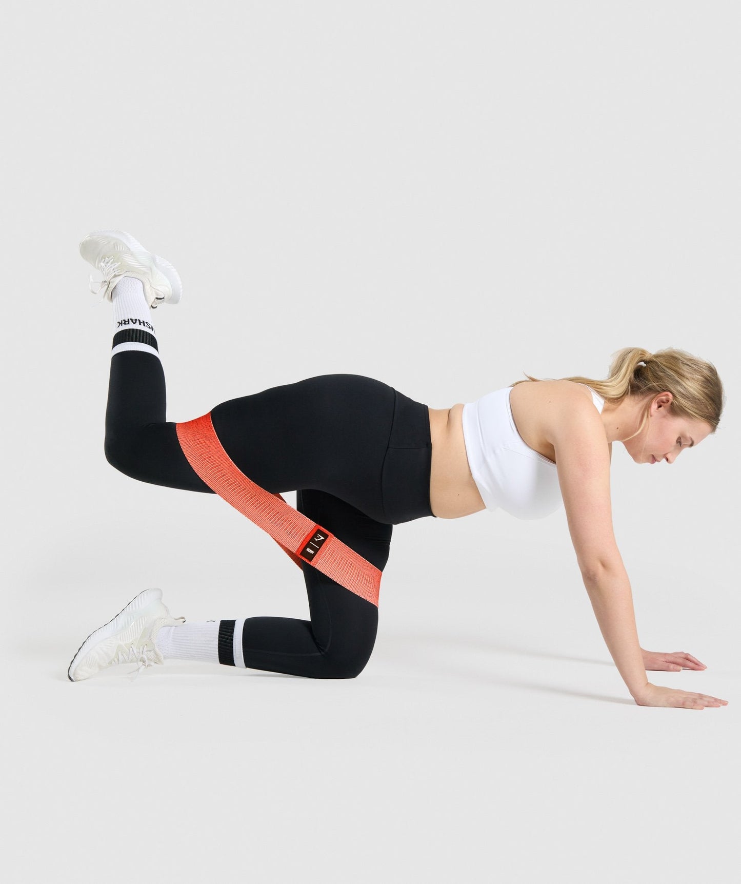 Gymshark Heavy Resistance Band - Orange Print