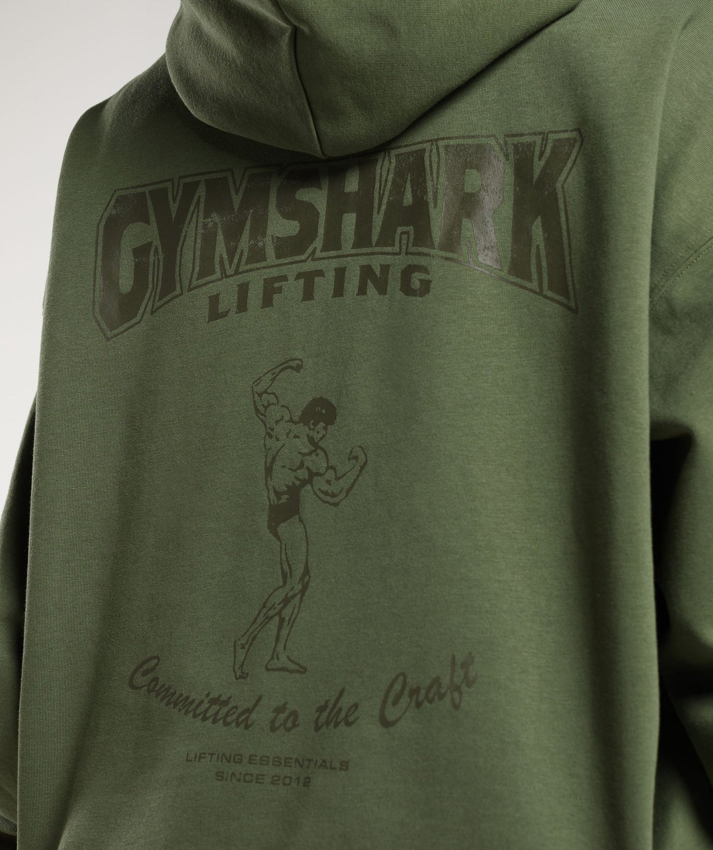 Gymshark Committed To The Craft Hoodie - Green