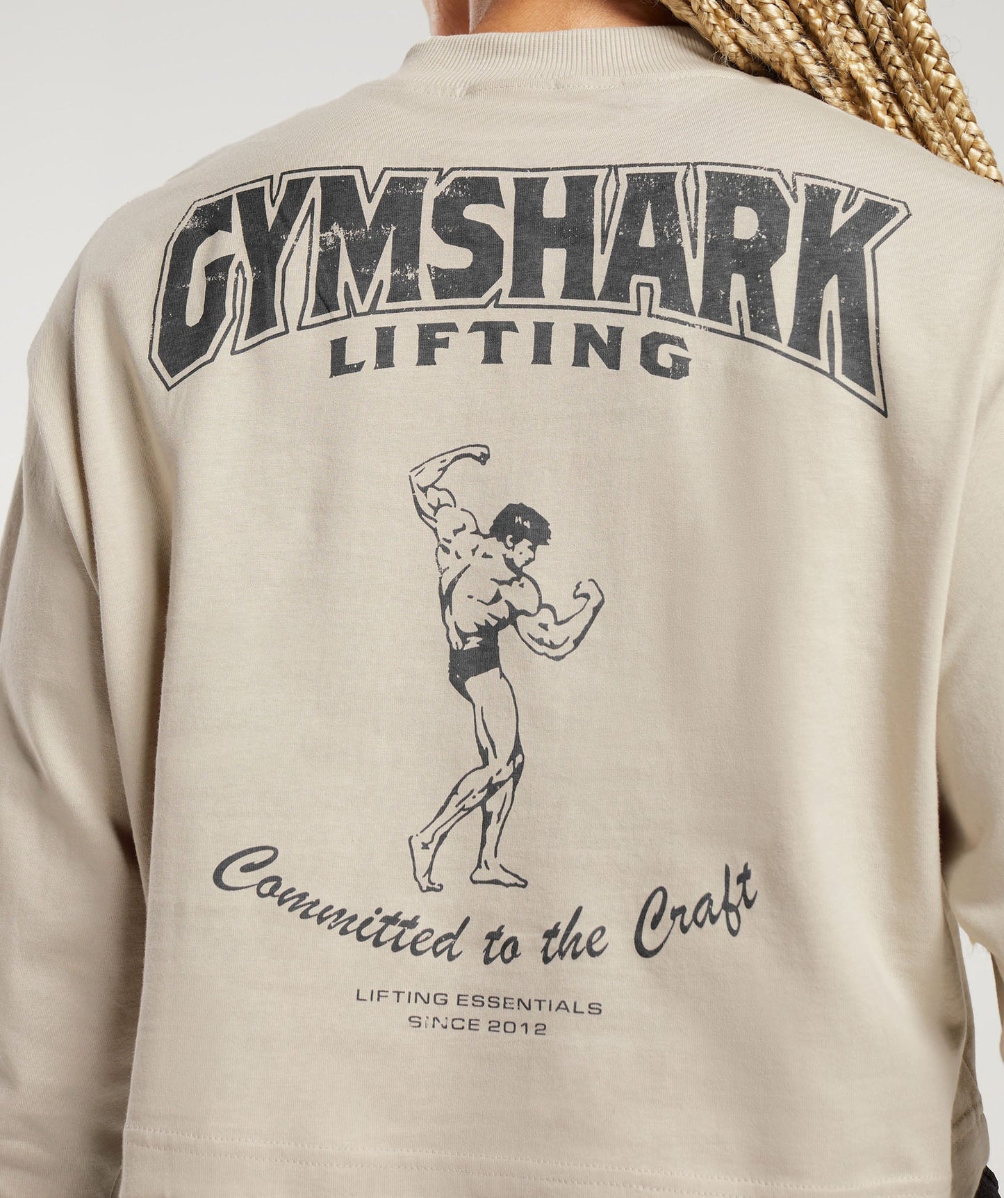 Gymshark Committed To The Craft Long Sleeve Top - Brown