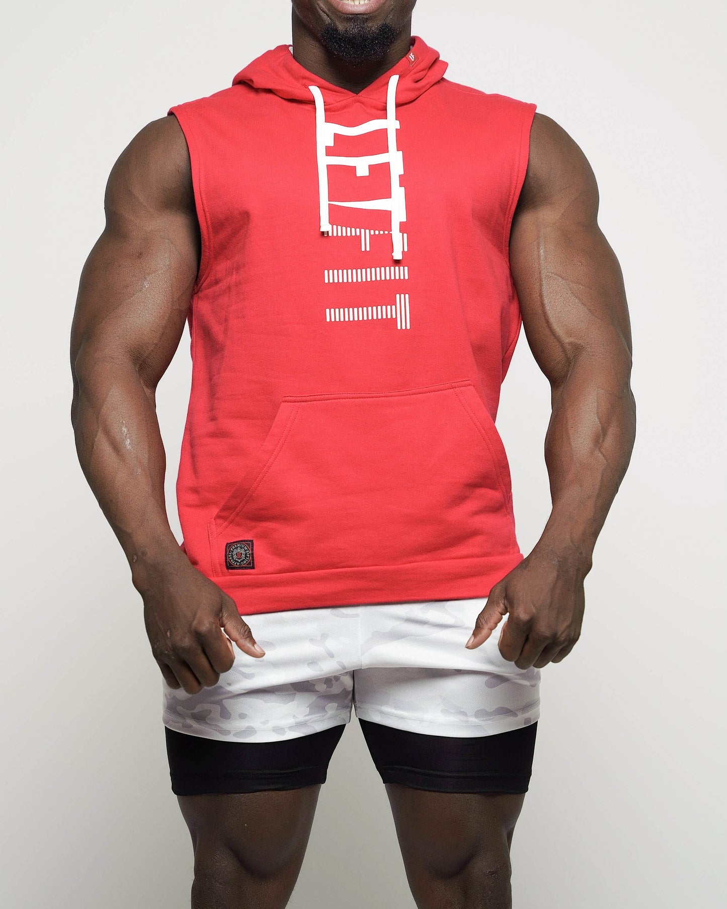 Vertical LFTFIT Sleeveless Hoodie