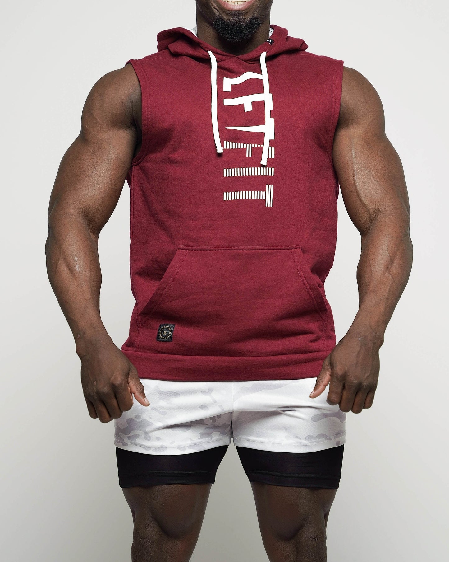 Vertical LFTFIT Sleeveless Hoodie