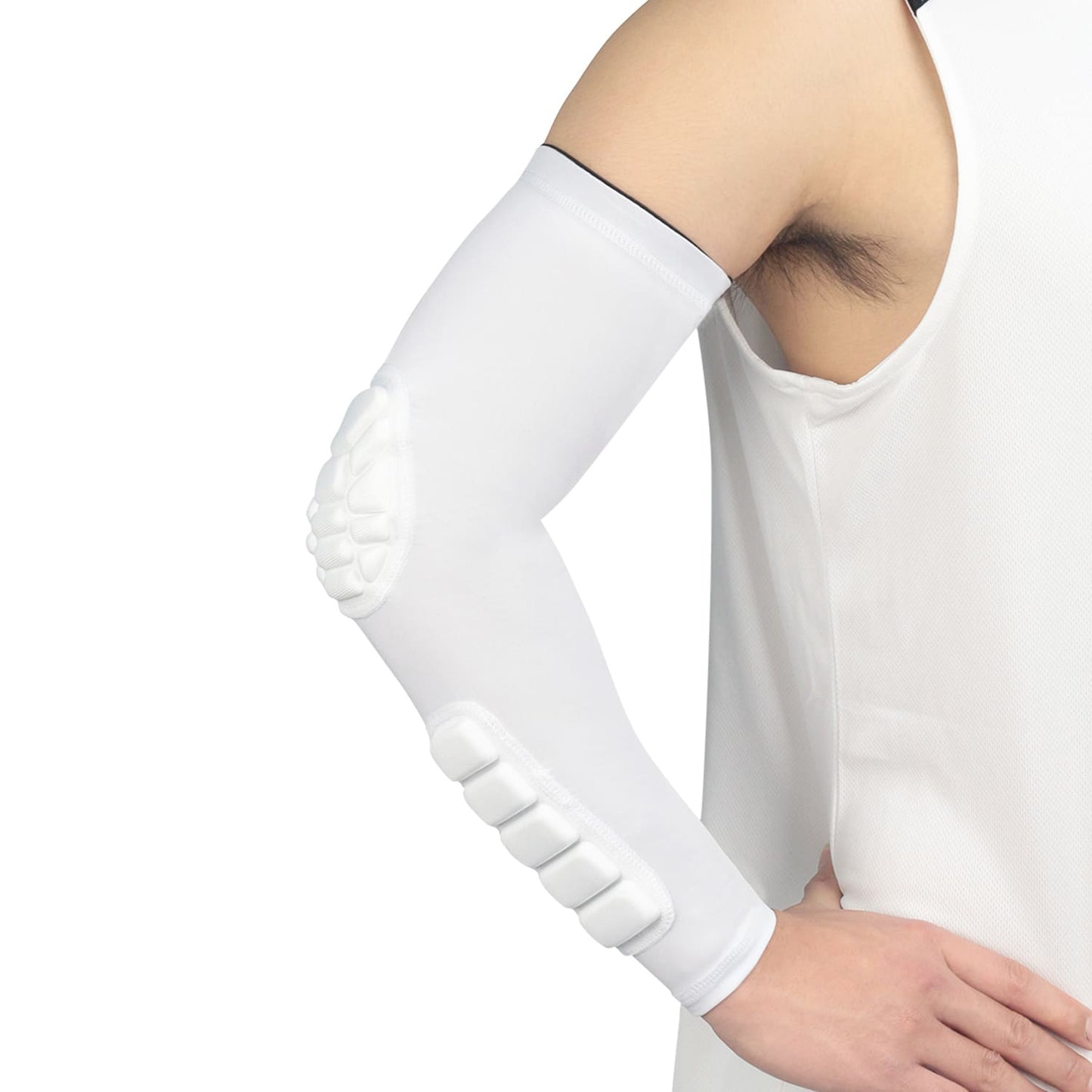 Aofit Compression Arm Sleeves, Protector with Anti-Impact Design, 1 Pair