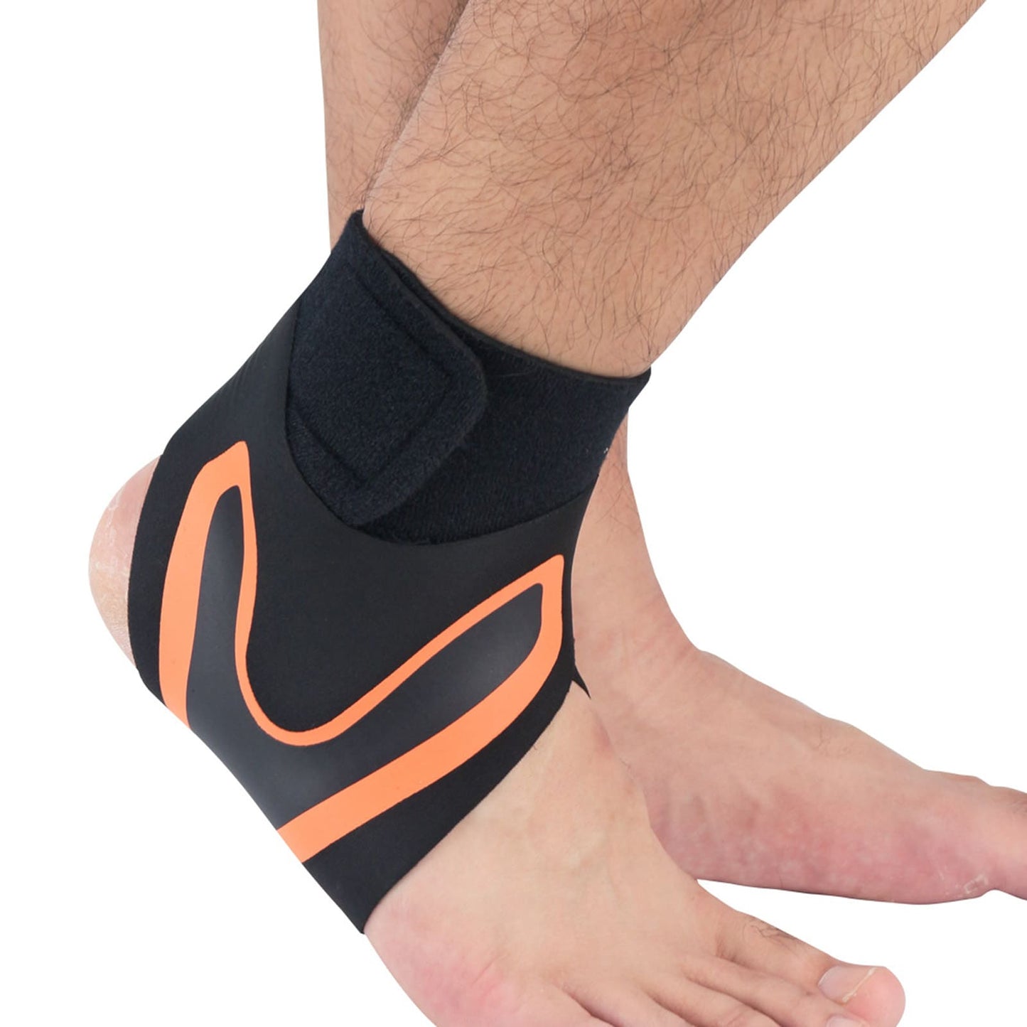 Aofit Compression Ankle Brace, Adjustable Straps, 1 Pair