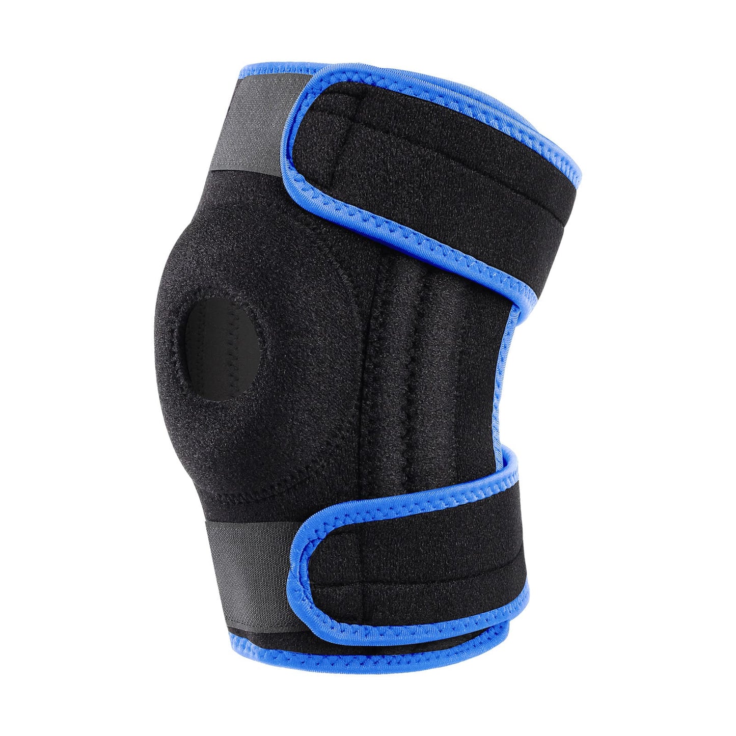 Aofit Knee Support Braces, Compression Sleeves With 2 Spring Side Stabilizers, Protective Foam Pad and Adjustable Straps, 1 Pair