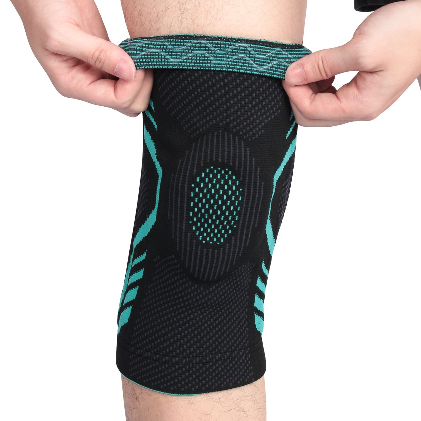 Aofit Knee sleeve With Stabilizers Protective Gel Pads | Single Piece
