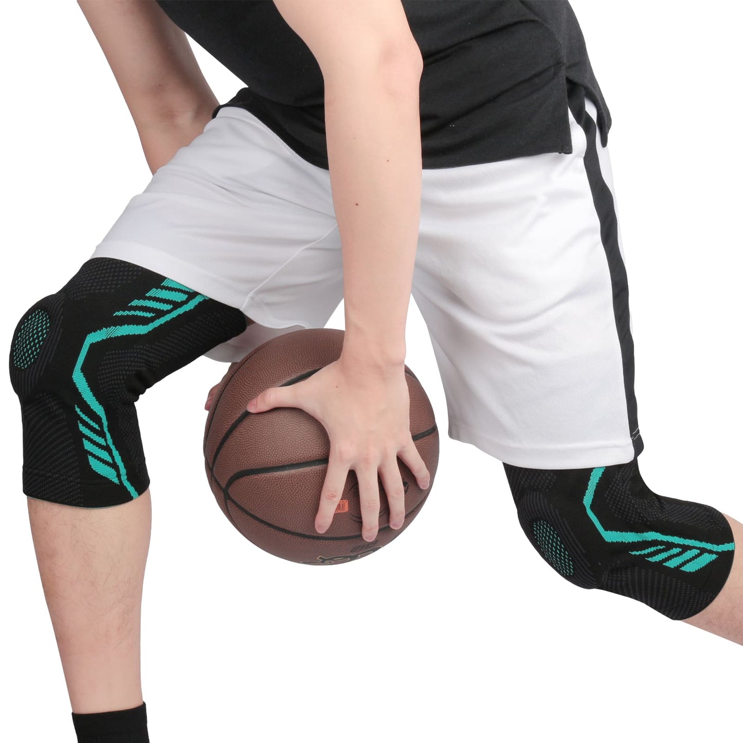 Aofit Knee sleeve With Stabilizers Protective Gel Pads | Single Piece