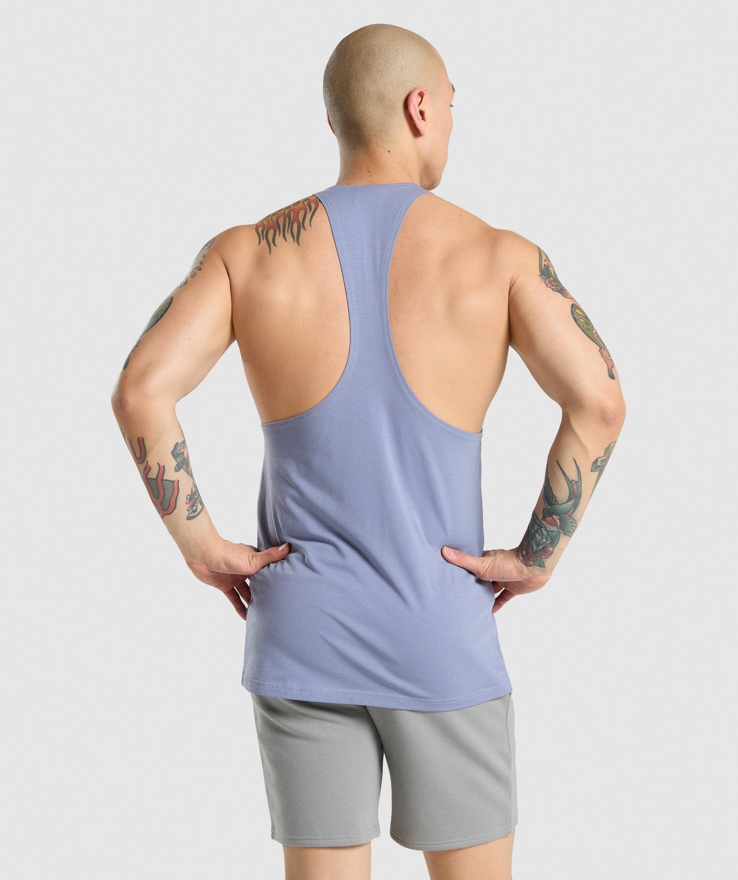 Gymshark Legacy Stringer - Light Blue