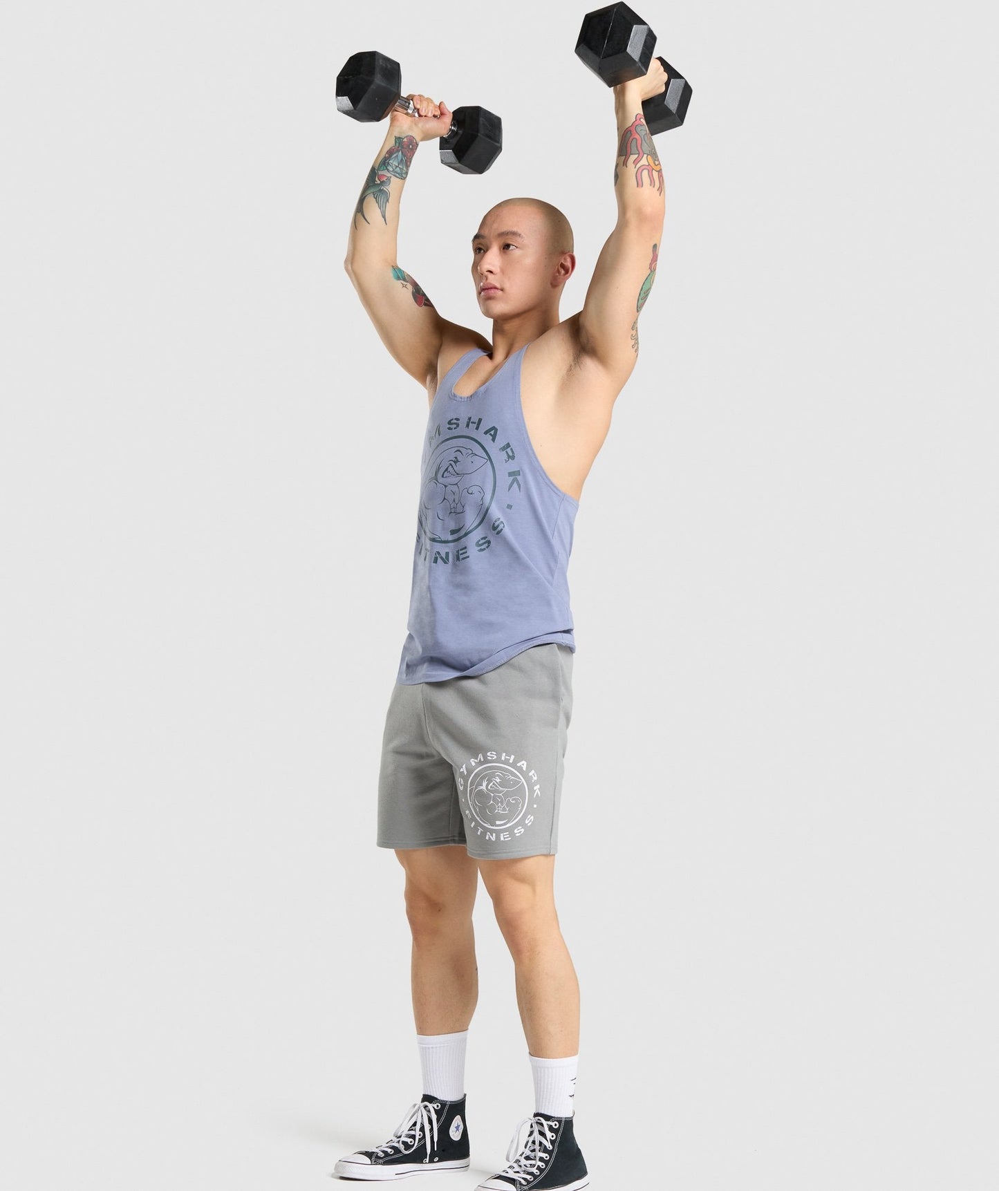 Gymshark Legacy Stringer - Light Blue