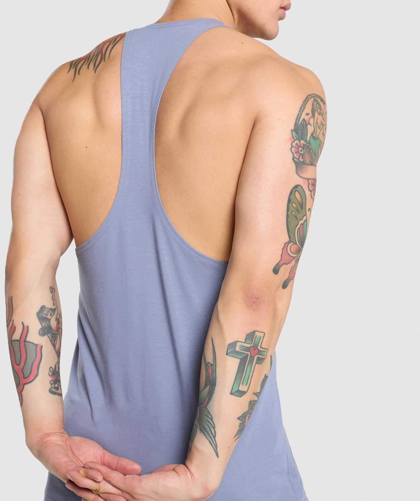 Gymshark Legacy Stringer - Light Blue