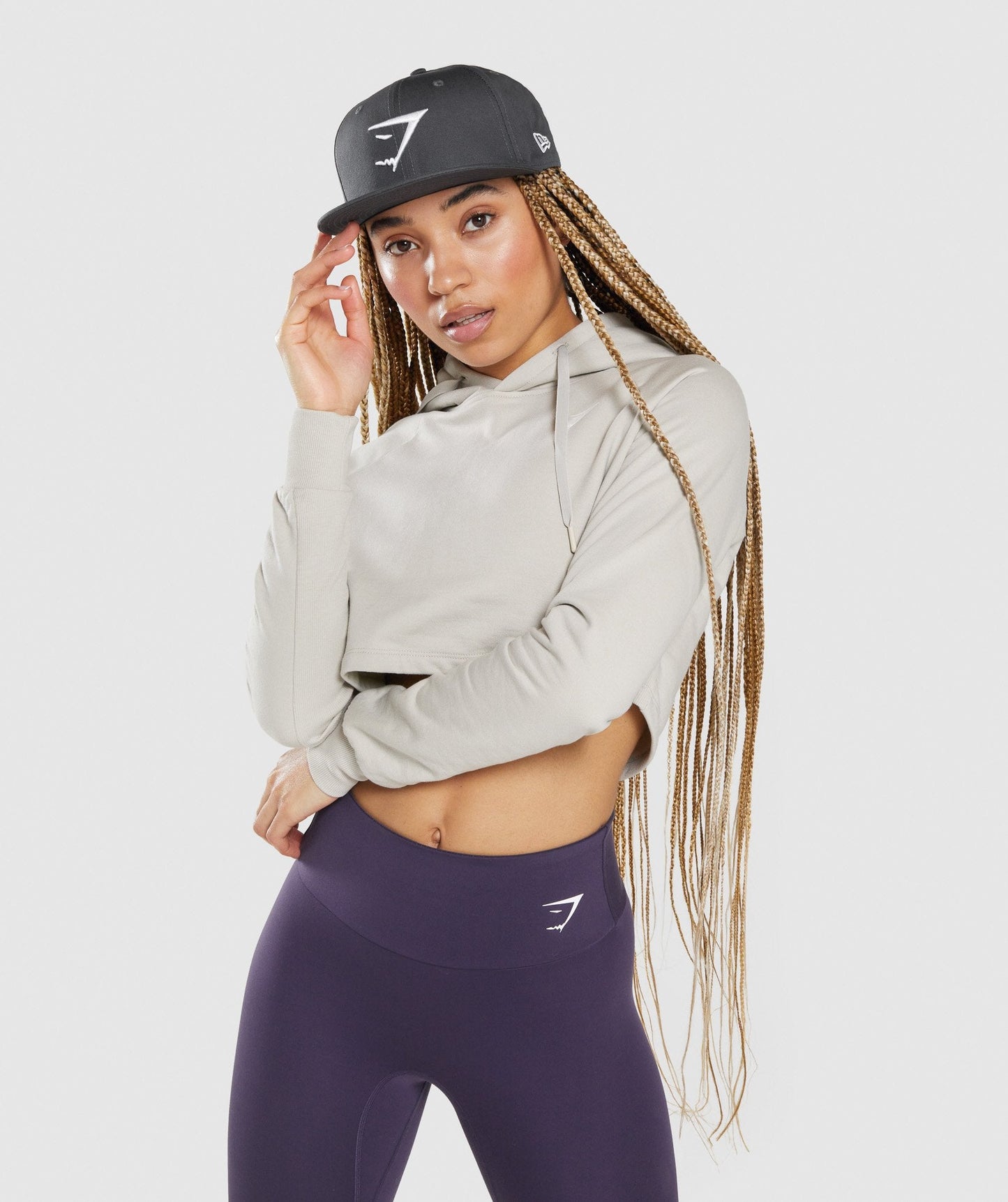 Gymshark New Era 9Fifty Snapback - Grey/White