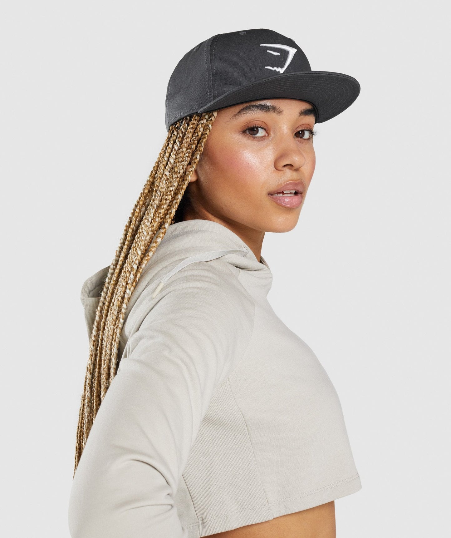 Gymshark New Era 9Fifty Snapback - Grey/White