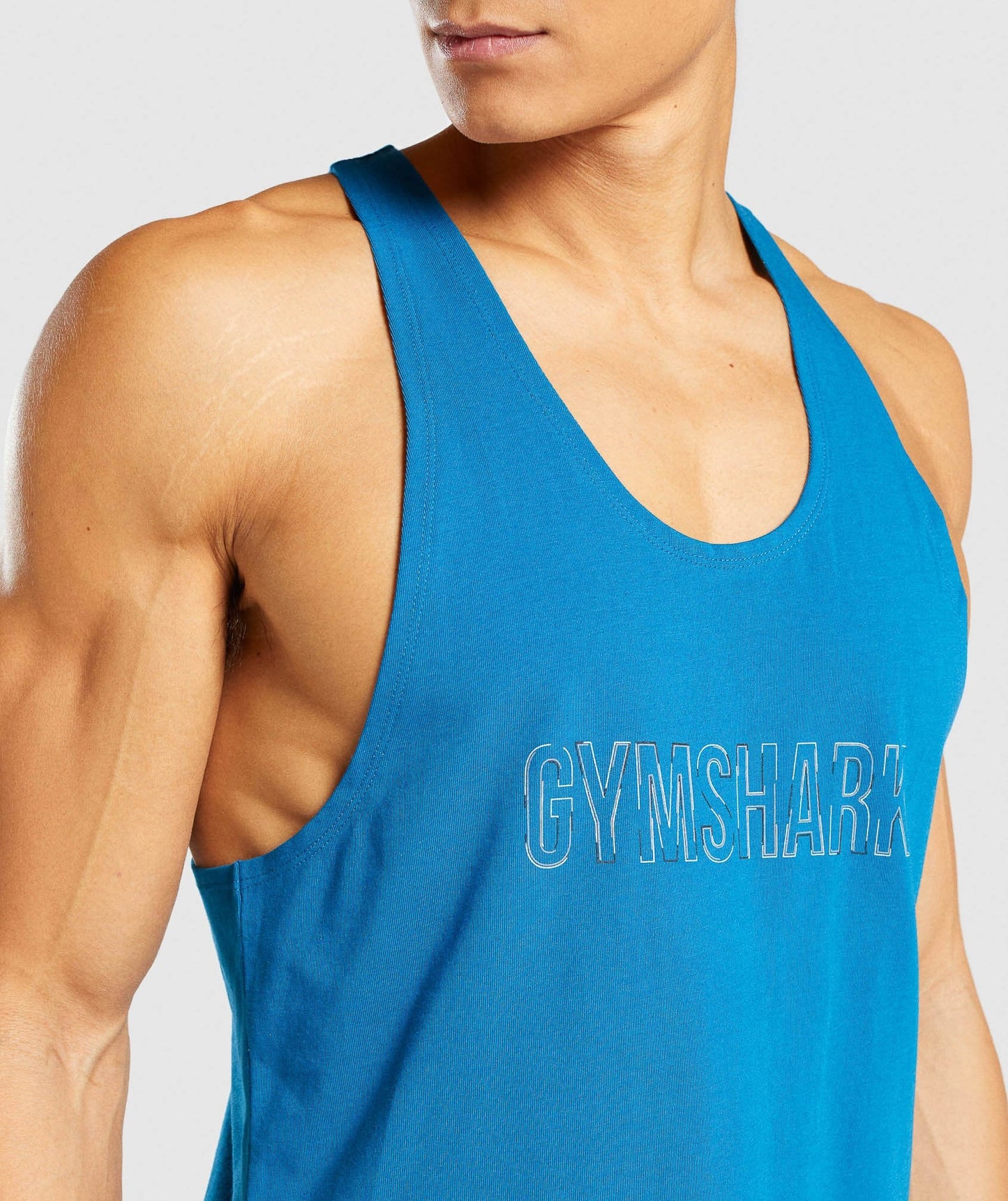 Gymshark Outline Stringer - Teal