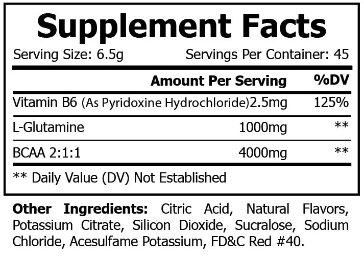Body Shock BCAA Recovery - Fruit Punch