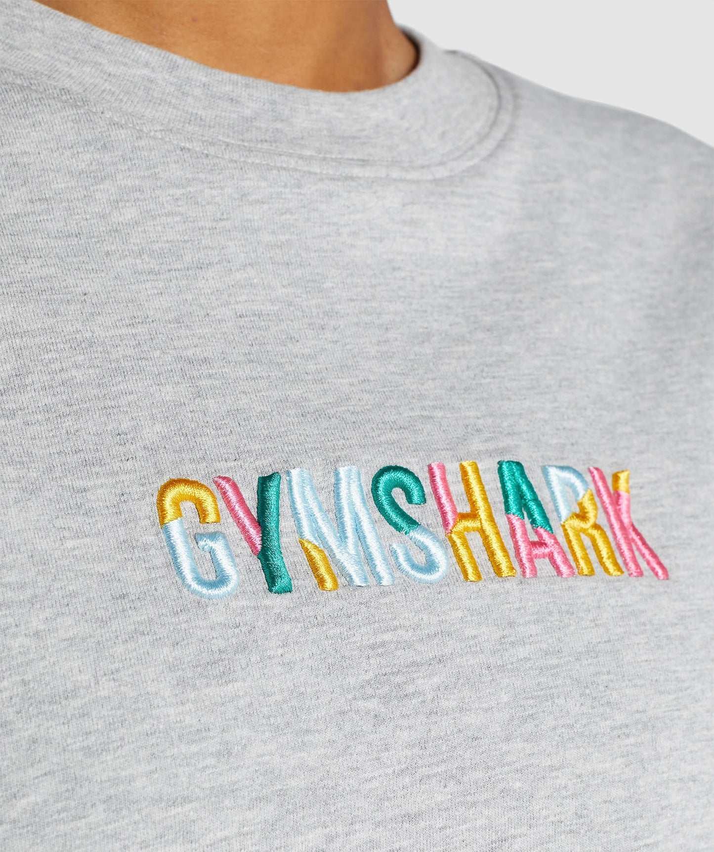 Gymshark Sundae Graphic T-Shirt - Light Grey