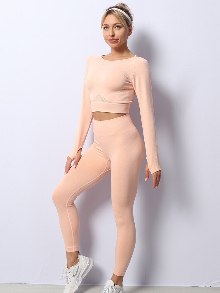 Women 2 Pieces Workout Outfit