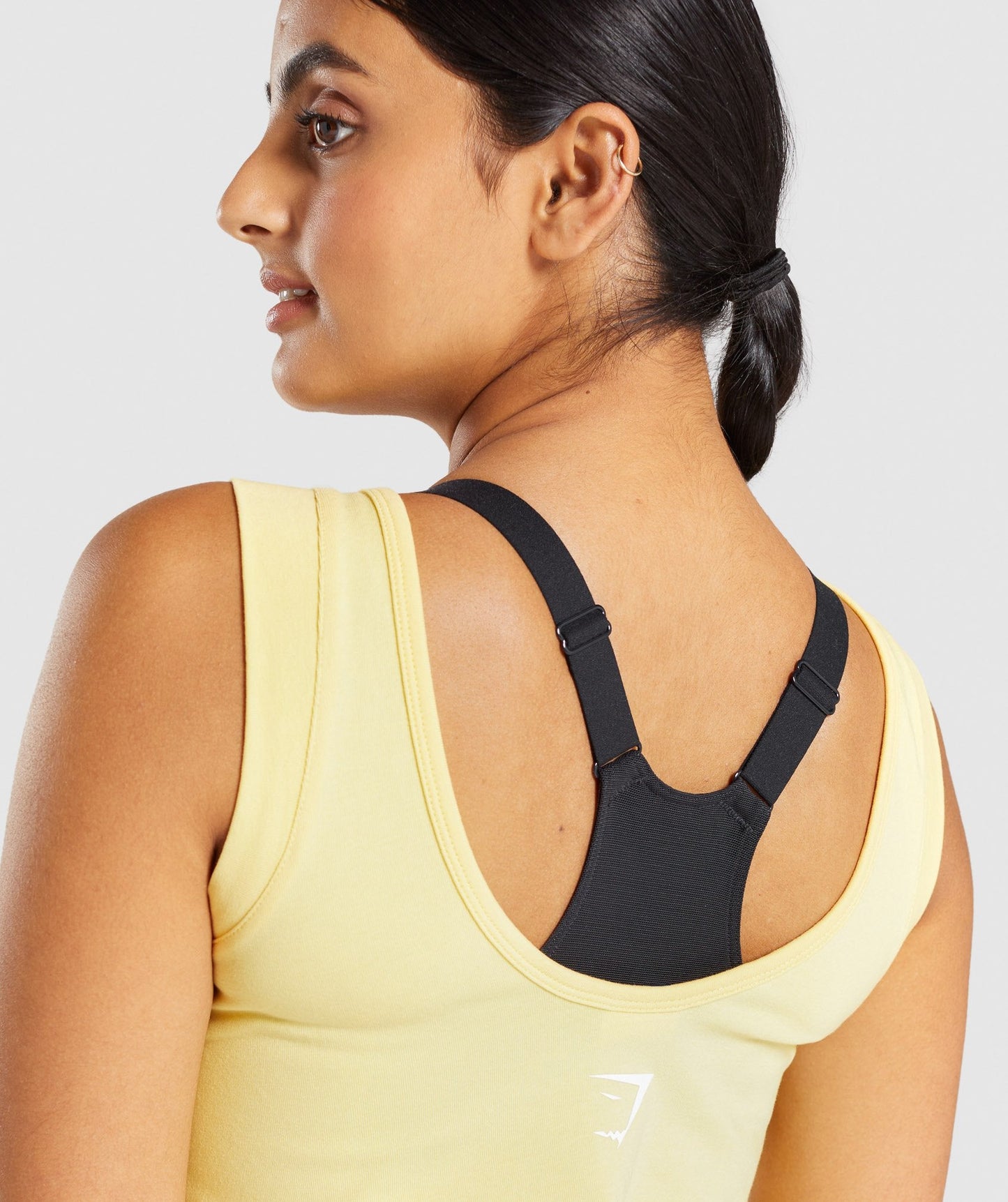 Gymshark Strobe Graphic Tank - Light Yellow