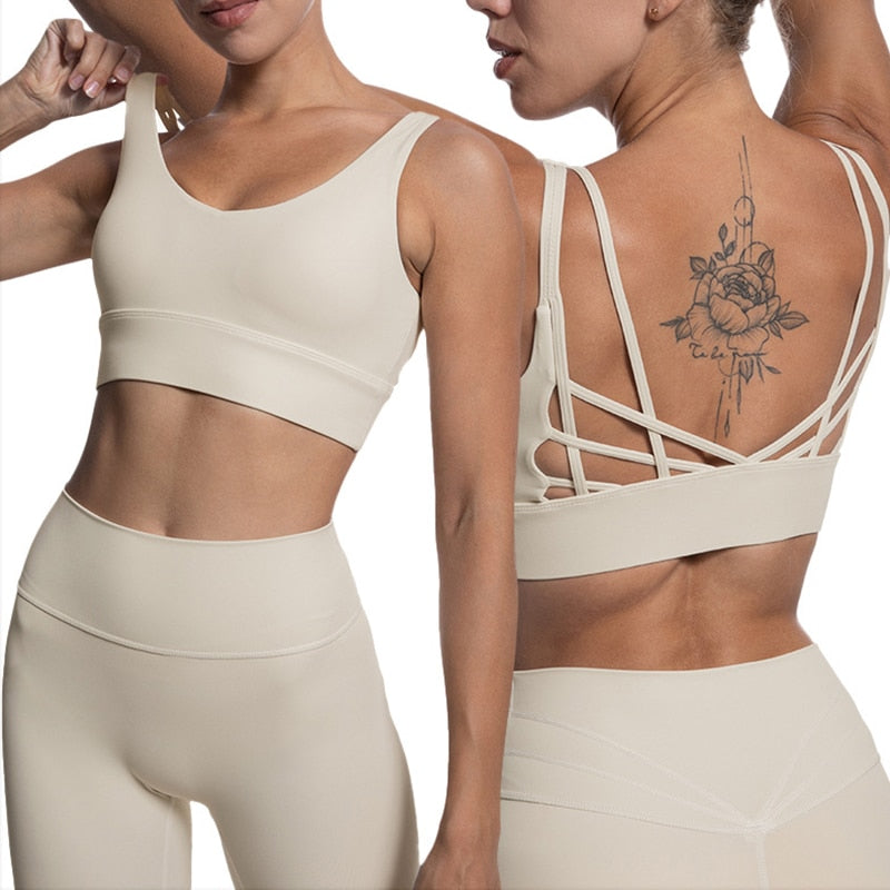 2 Piece Sports Bra and Leggings Set