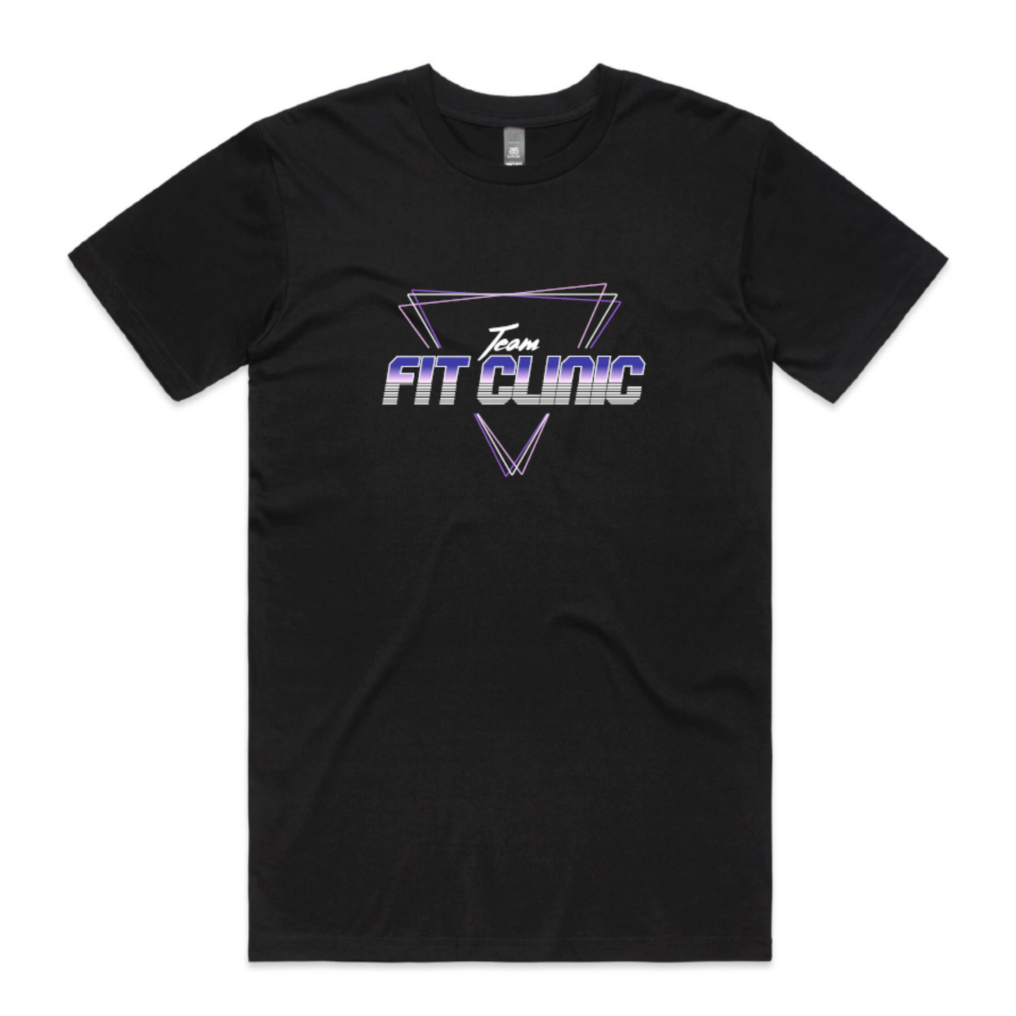 Women's Fit Clinic Retro Tee in Purple & Pink
