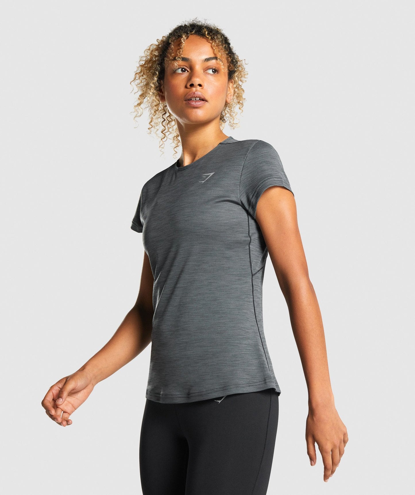 Gymshark Speed T-Shirt - Charcoal Marl