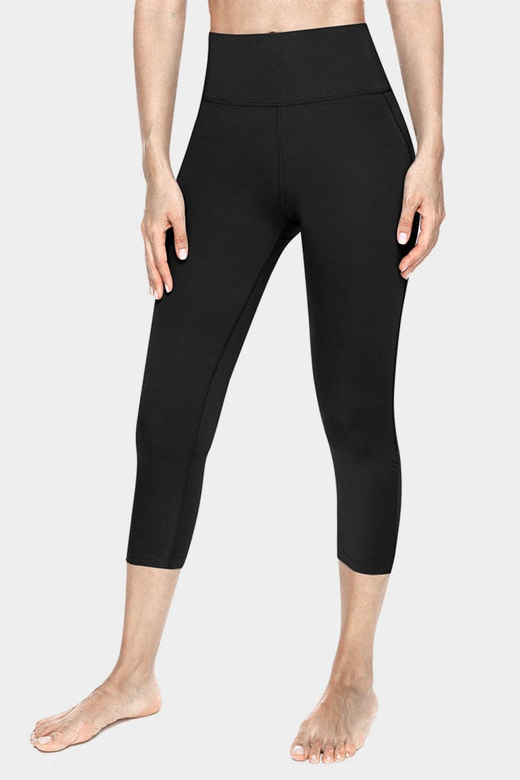 Vutru High-Waist Running Capri Leggings