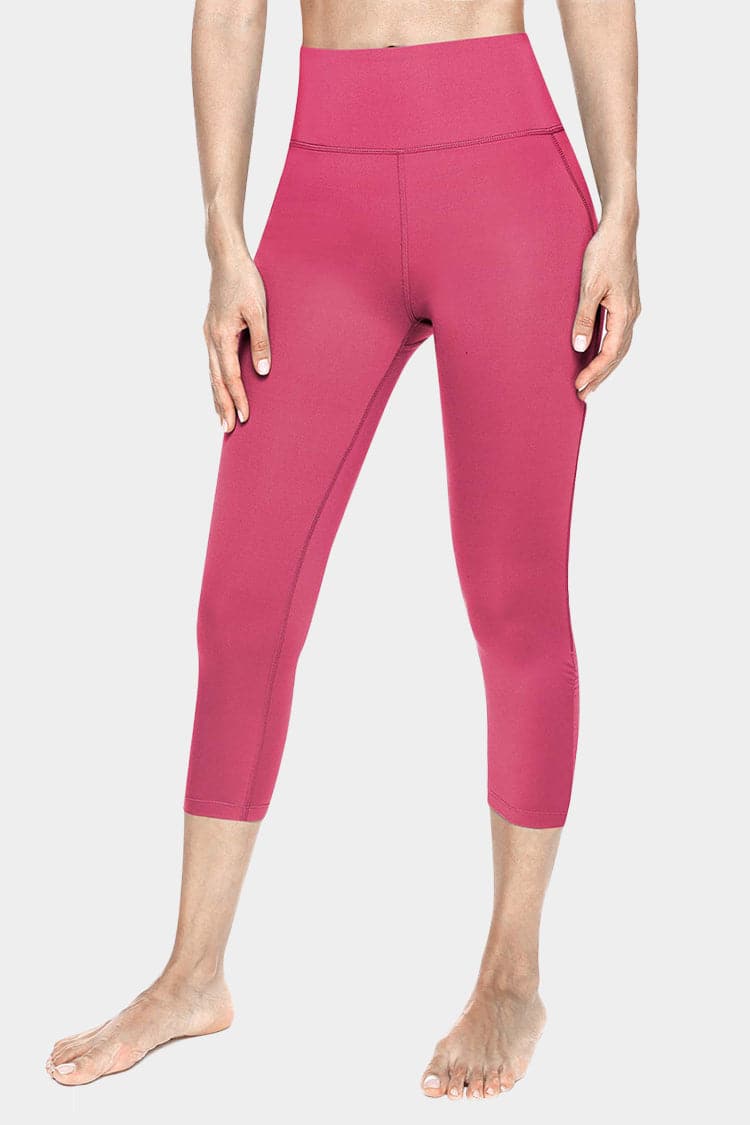 Vutru High-Waist Running Capri Leggings