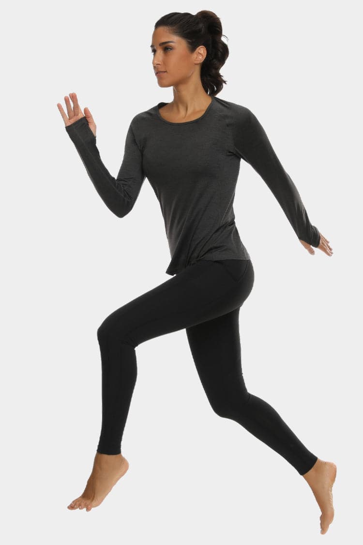 Vutru Round-Neck Training Long Sleeves