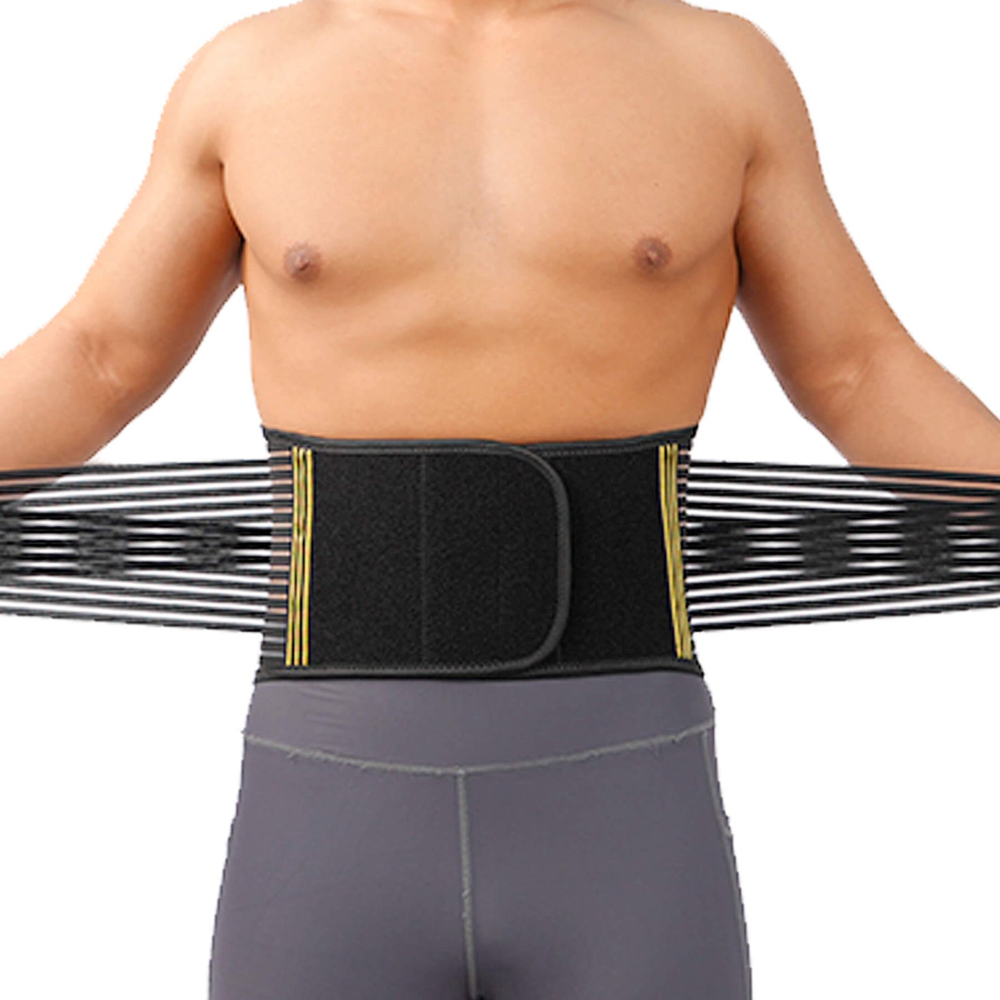 Aofit Back Brace with Breathable Mesh Fabric, Flexible Support