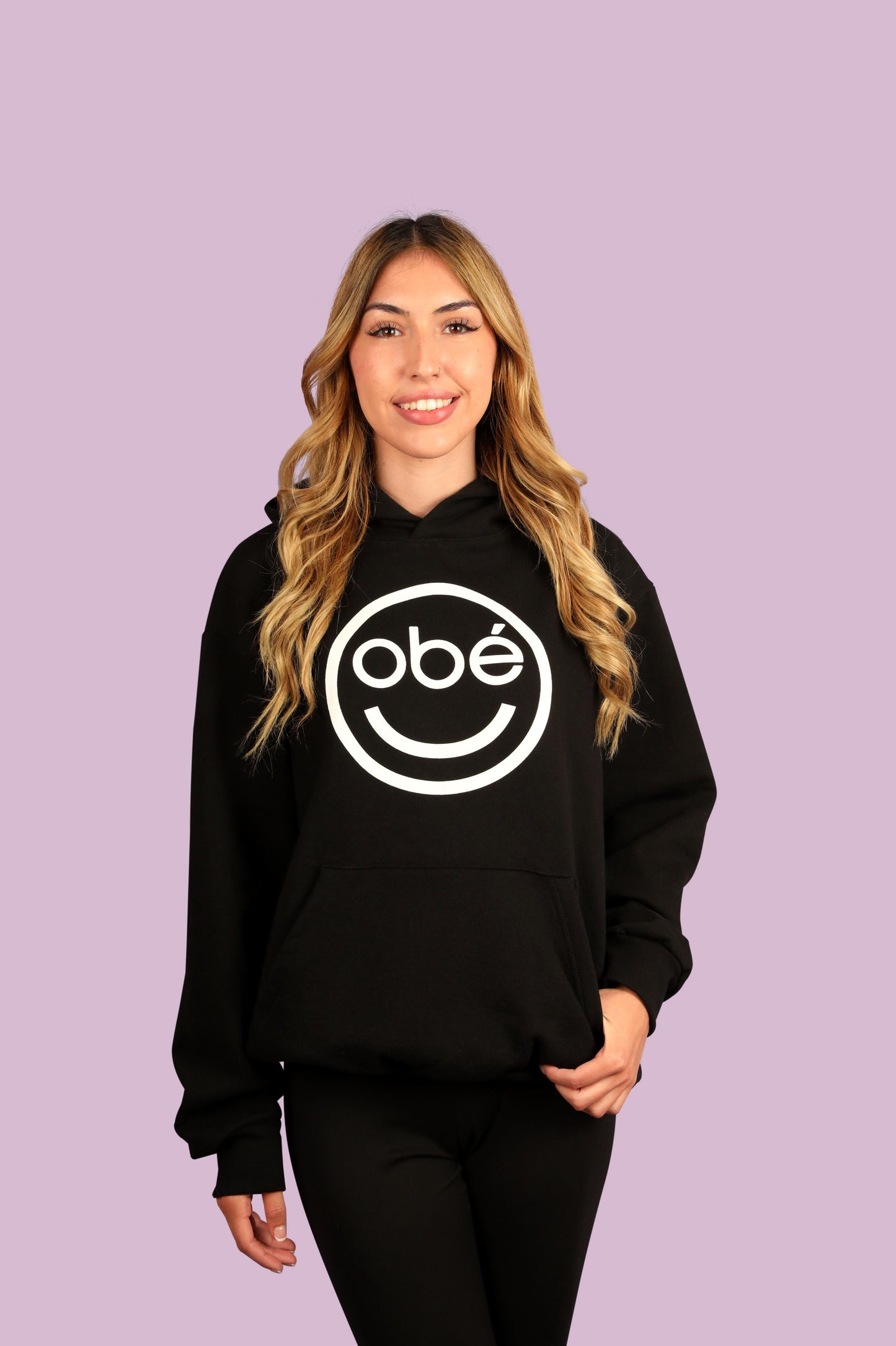 obé smiley hoodie