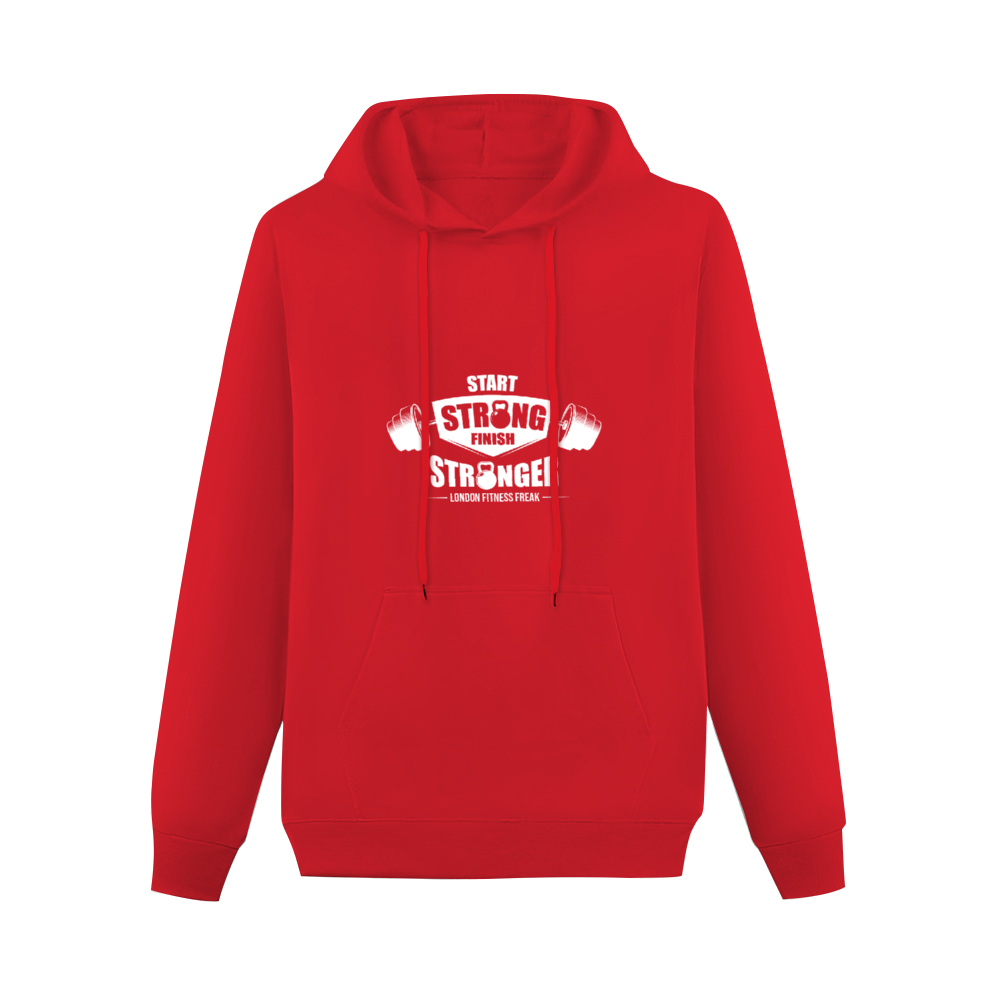 Unisex Start Strong Finish Stronger Hoodie