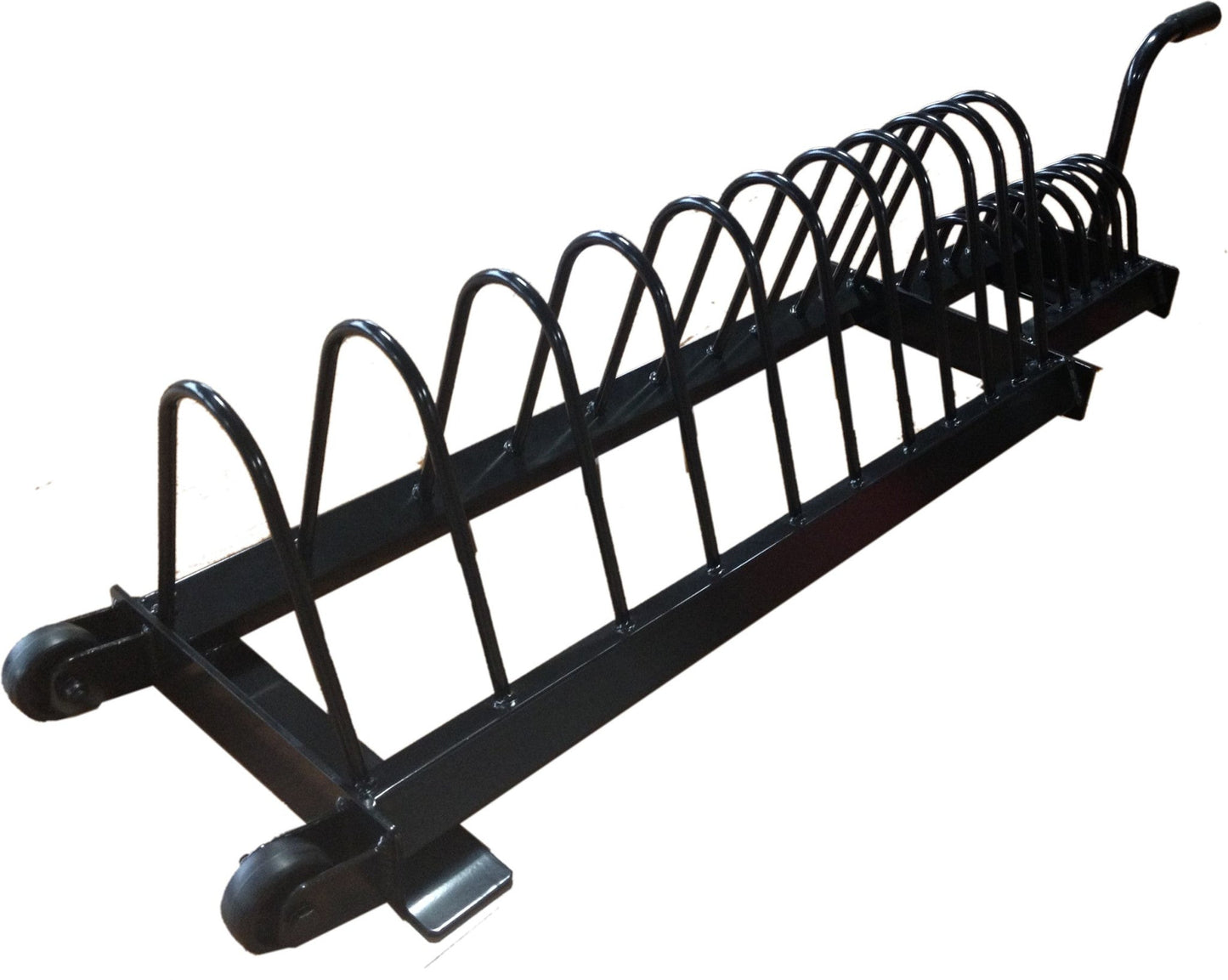 Bumper Plate Rack with Transport Wheels