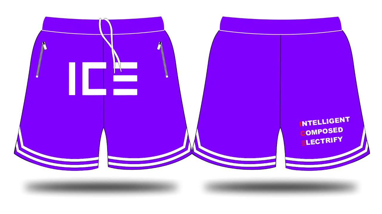 I C E "Definition" Vintage Style Shorts