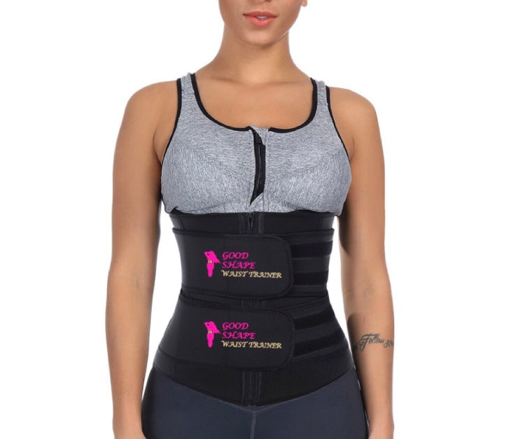 GOODSHAPE Double Strap Waistrainer Black