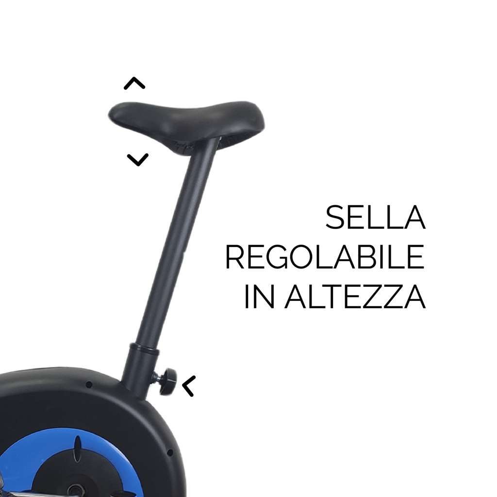 Magnetic Upright Exercise Bike - GYMMI