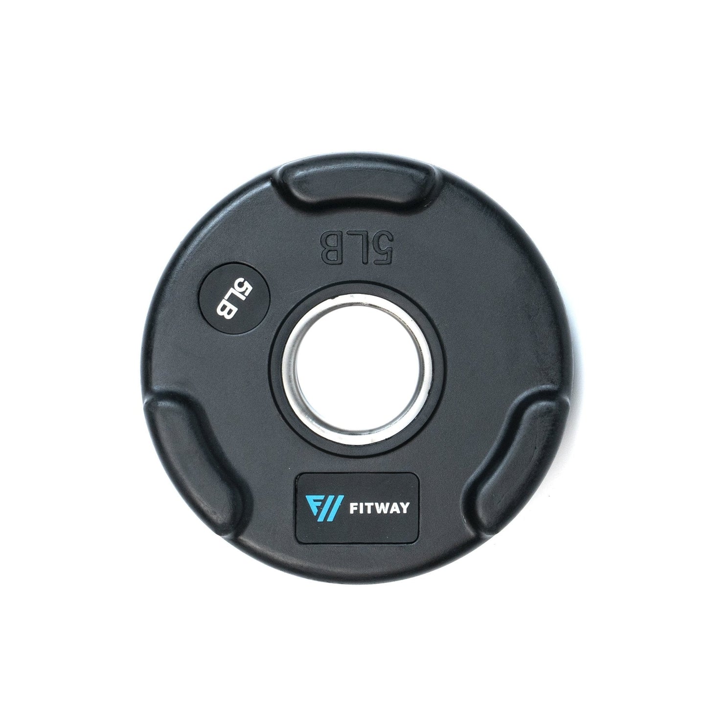Olympic Rubber Grip Weight Plate - 5lbs
