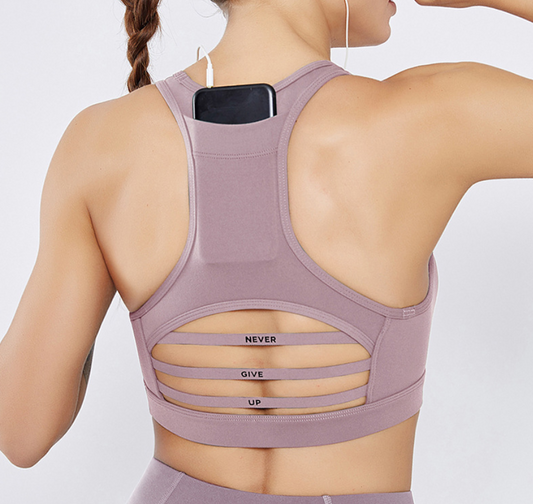 Back Pocket Sports Bra