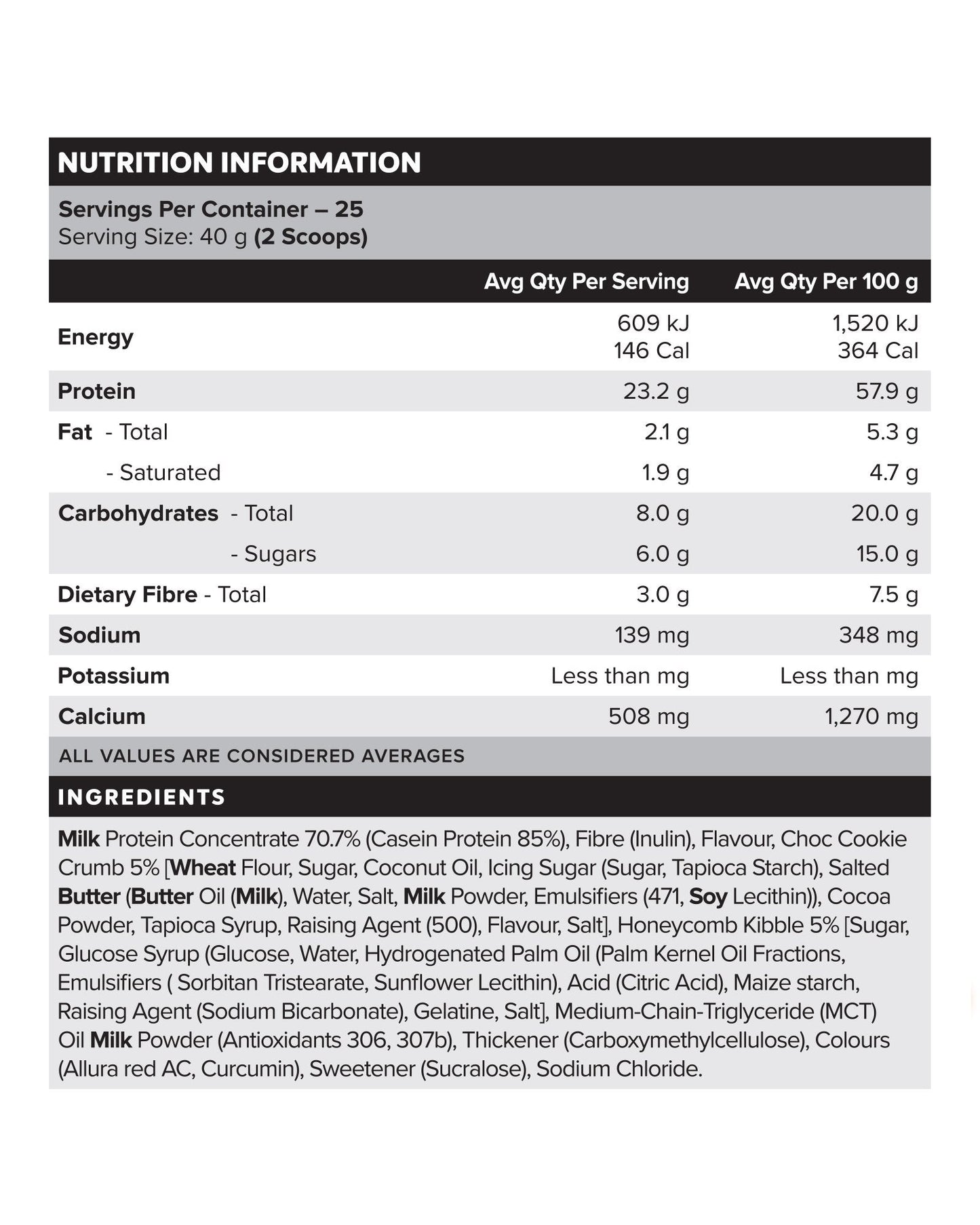 Custard Protein