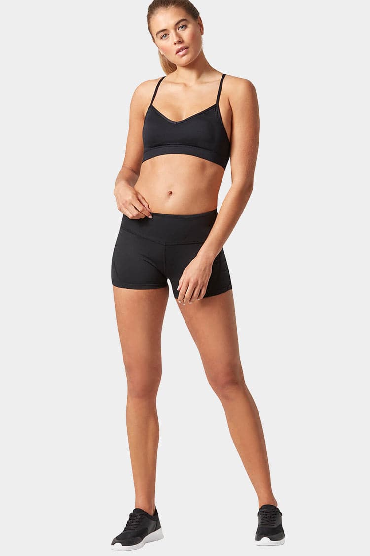 Vutru High-Waist Compression Sports Shorts