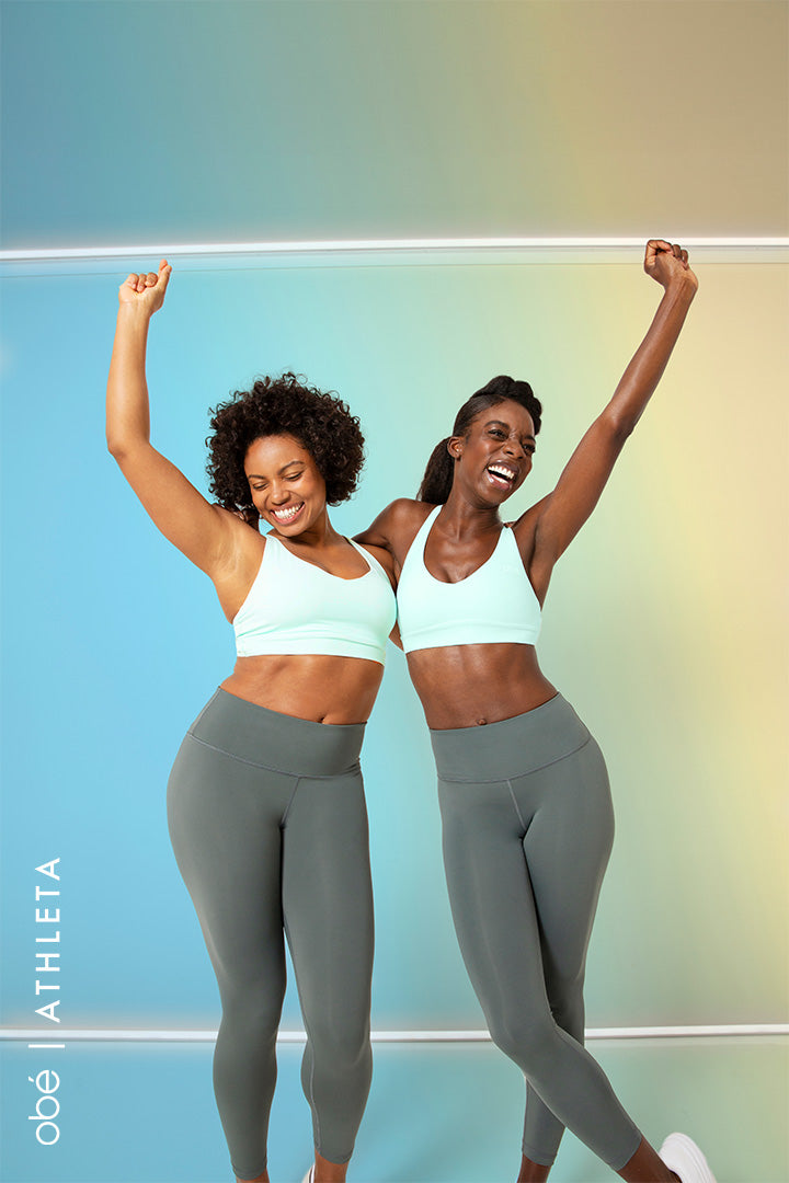 obé x Athleta Solace Bra (A-C), Paradiso Blue