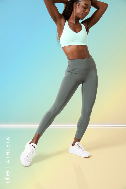 obé x Athleta Elation Train 7/8 Tight, Metropolis Grey