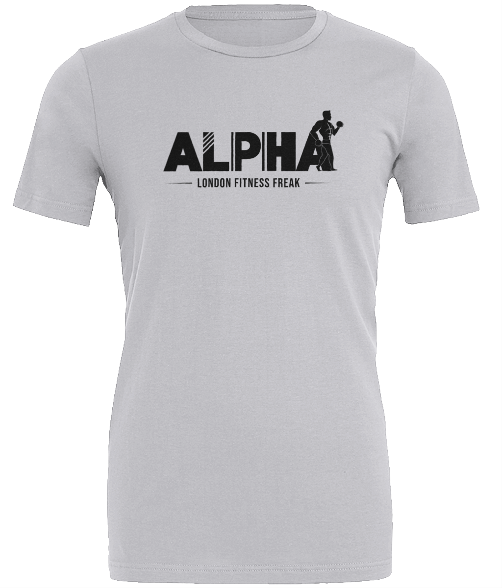 Slogan Alpha T Shirt - Black