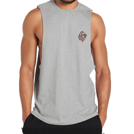 Cotton Heart Thorns Men's Tank Top
