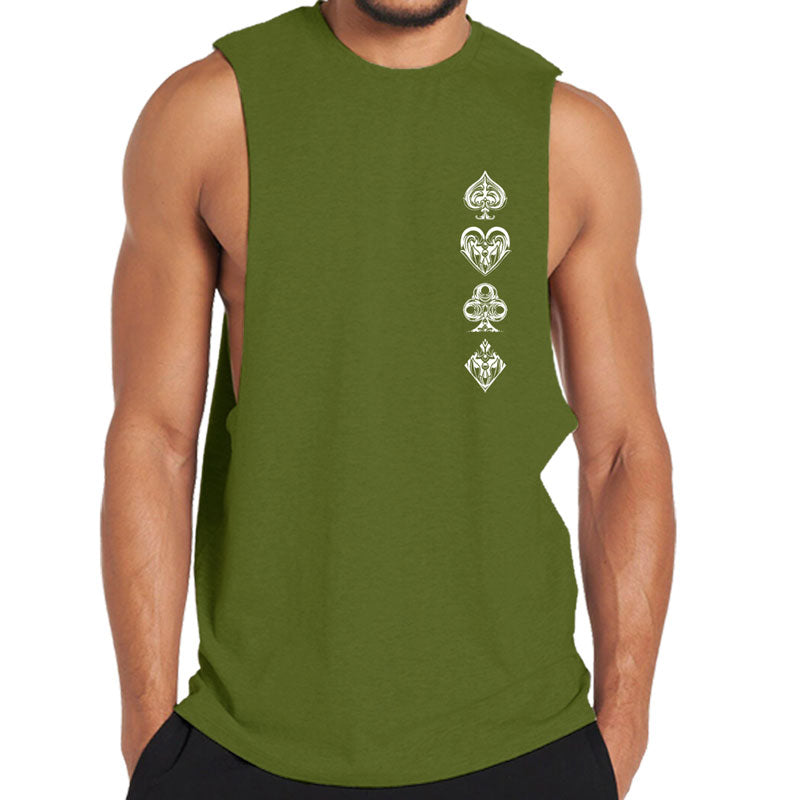 Gambling Element Graphic Men's Tank Top