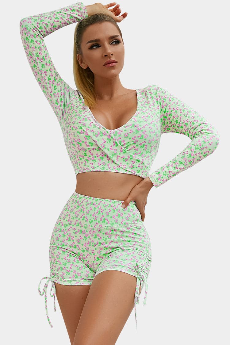 Vutru Romantic Floral Sports Set