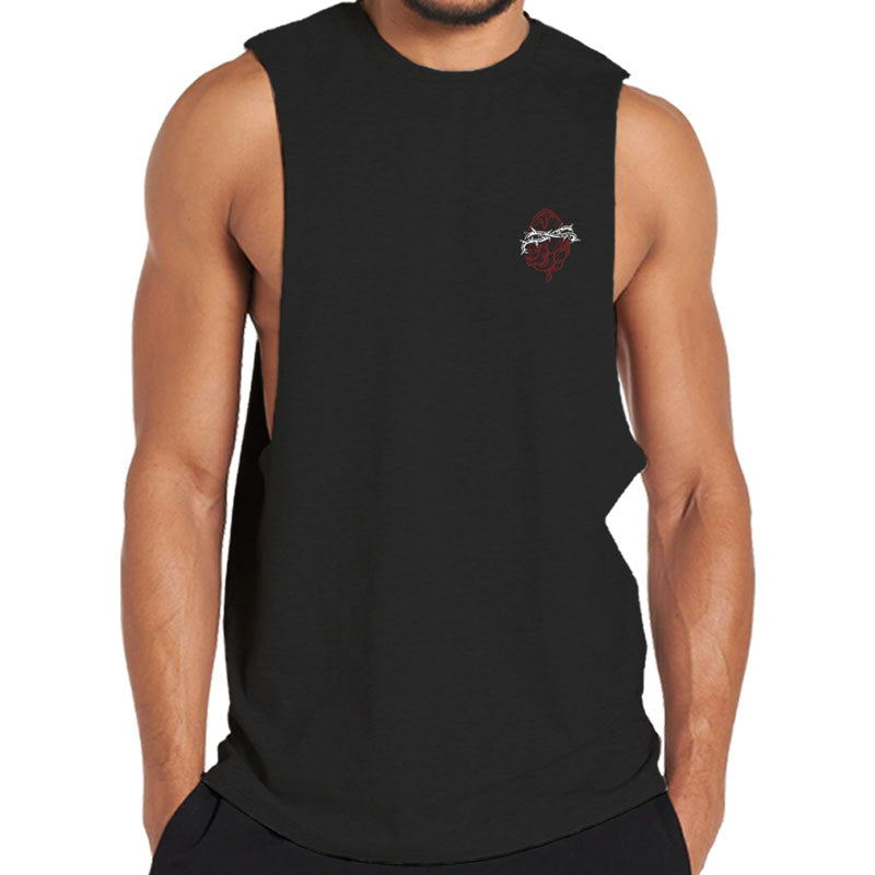 Cotton Heart Thorns Men's Tank Top
