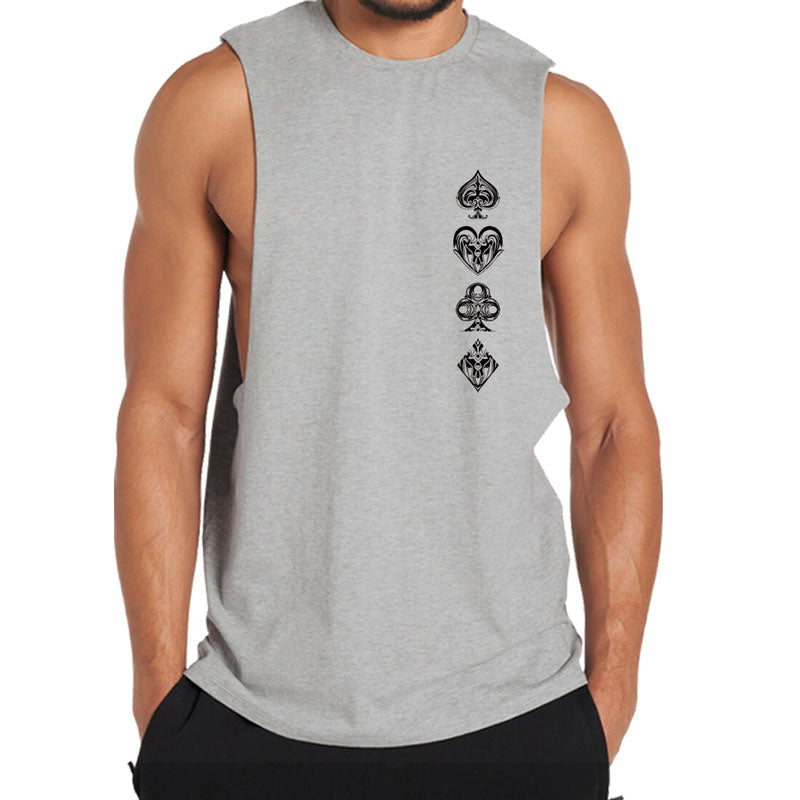Gambling Element Graphic Men's Tank Top
