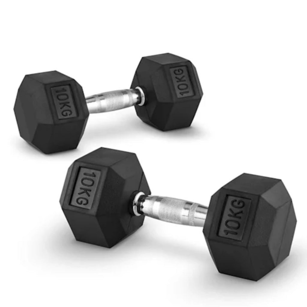 Manubri Palestra Esagonali Professionali da 5, 10, 15 Kg