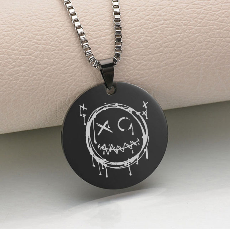 Funny Smile Titanium Steel Fitness Jewelry