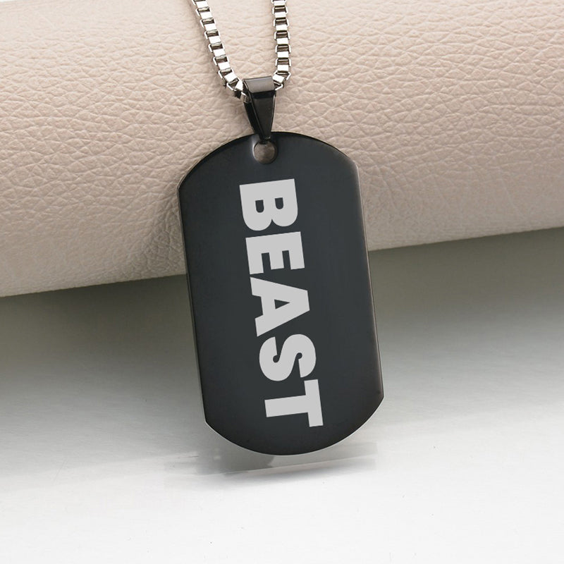 Beast Titanium Steel Fitness Jewelry