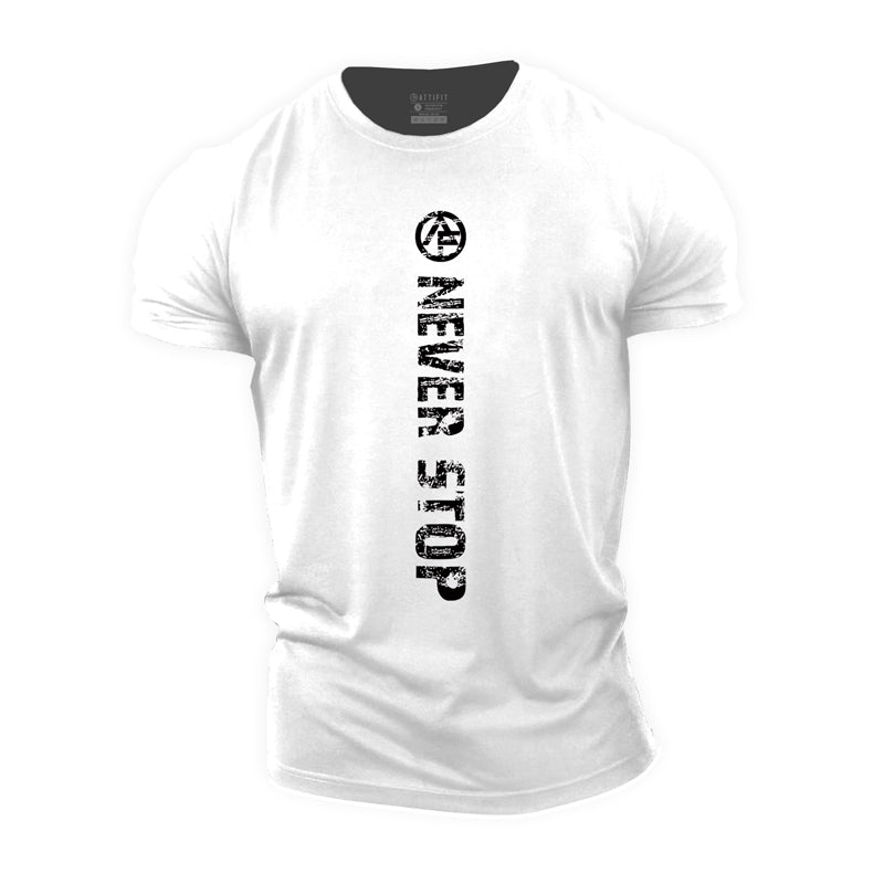 Never Give Up Men's T-shirts